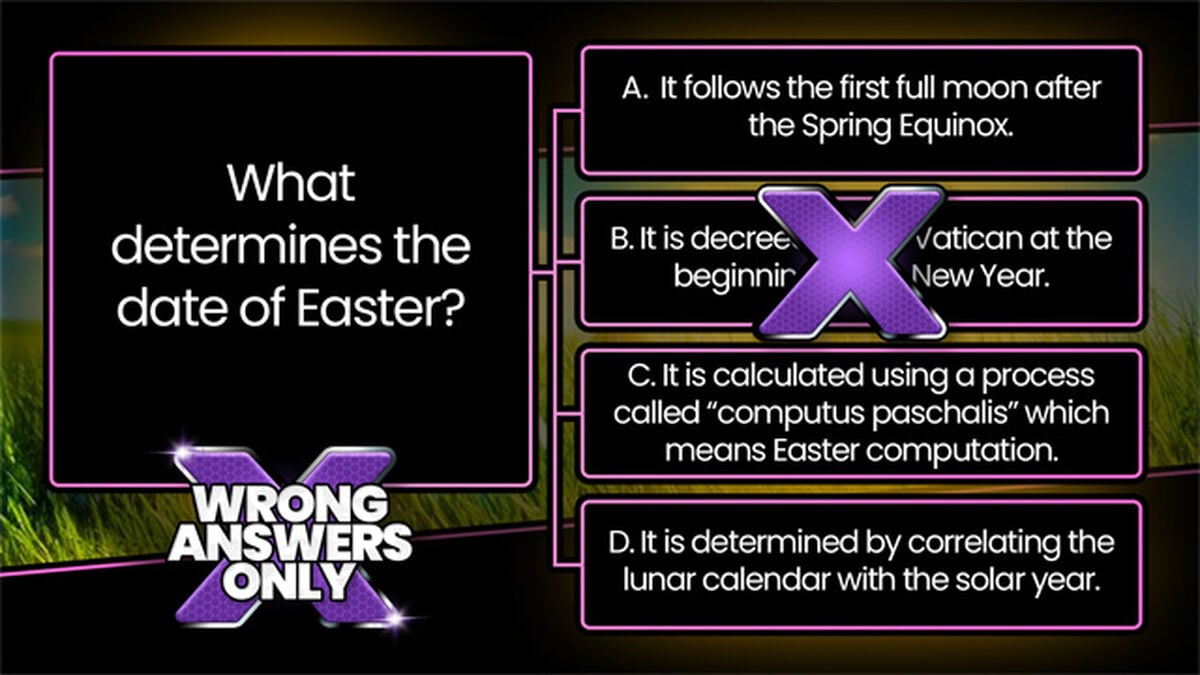 Wrong Answers Only: Easter Edition image number null